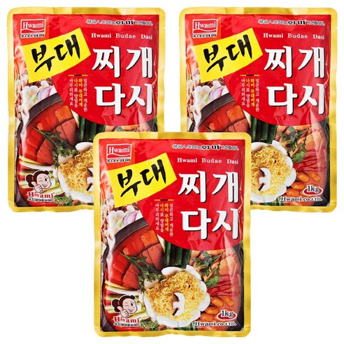 [화미] 찌개다시, 1kg, 3개