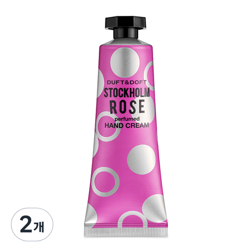더프트앤도프트 스톡홀름로즈 퍼퓸드 핸드크림, 75ml, 2개