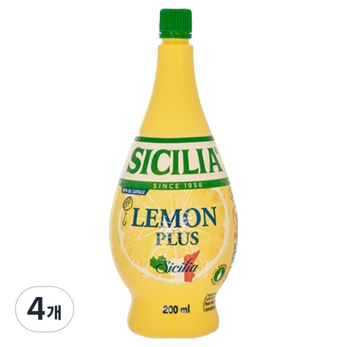 시칠리아 레몬주스, 4개, 200ml