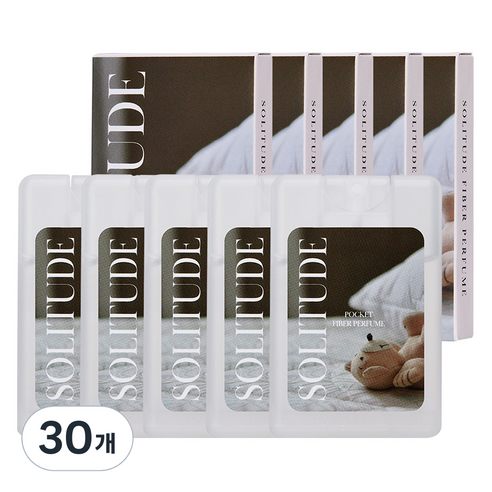 알레 솔리튜드 패브릭 섬유향수 코튼향, 30개, 18ml