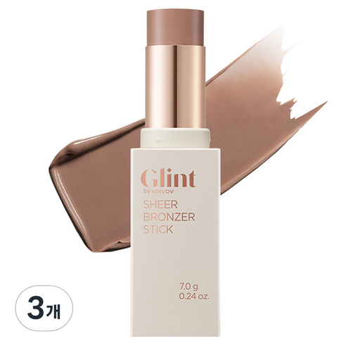 Glint 쉬어 브론저 스틱 7g, 02 스모크드, 3개