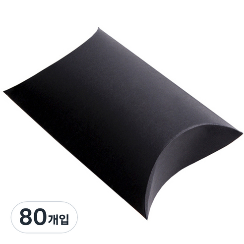 SS 다용도 베개상자, 블랙, 80개입