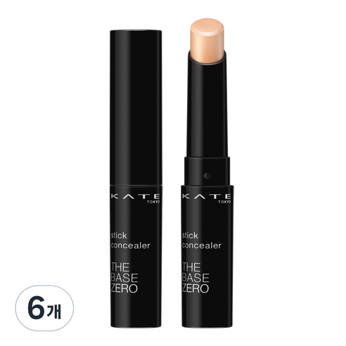 케이트 스틱 컨실러 A 3g, 1 내추럴 베이지, 6개