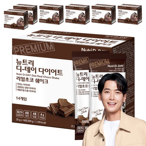 뉴트리디데이 다이어트 리얼 초코 쉐이크, 350g, 7개