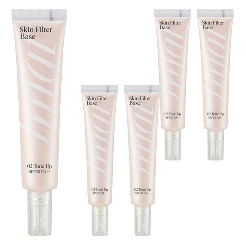 더페이스샵 에프엠지티 스킨 필터 베이스 CC 크림 SPF20 PA++, 02 톤업, 35ml, 5개