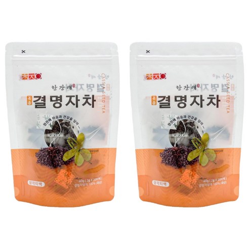 한잔애 볶음 결명자차, 2g, 2개, 20개입