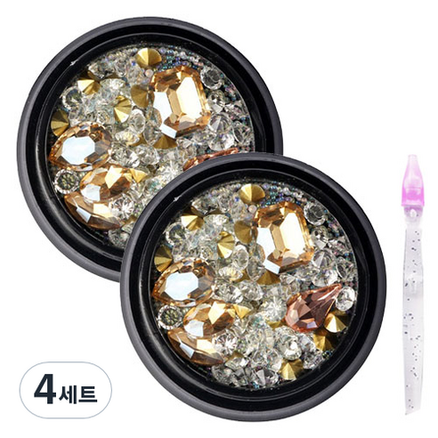 네일룸 보석스톤 네일파츠 2p 세트, 008, 4세트