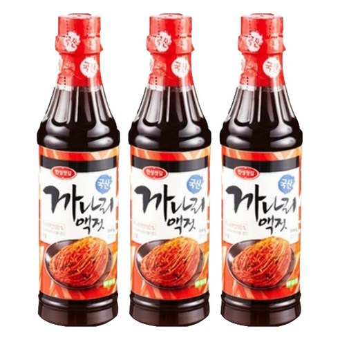 [한성기업] 액젓, 500g, 3개