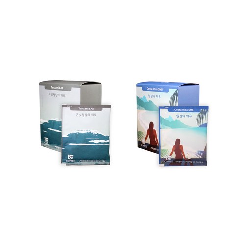 맛있는 커피를 손쉽게 즐길 수 있는 1킬로커피 드립백 커피 8종 선물 세트