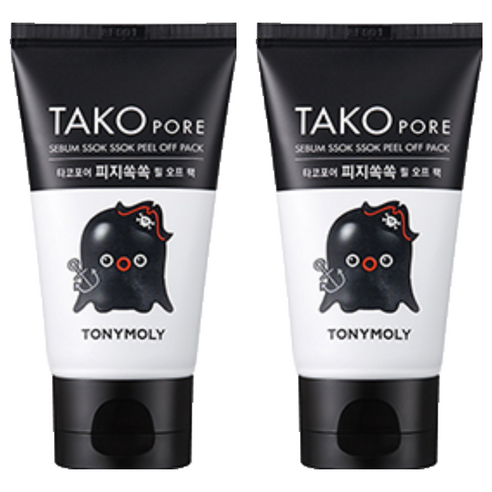 토니모리 타코포어 피지쏙쏙 필 오프 팩, 1개입, 2개