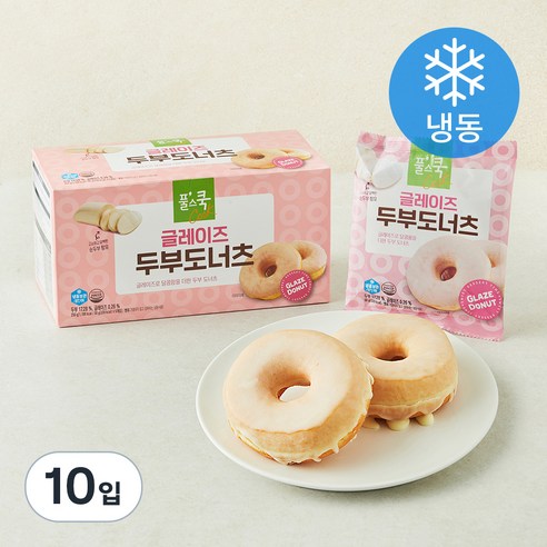 [로켓프레시] 풀스쿡 글레이즈 두부도너츠 (냉동)