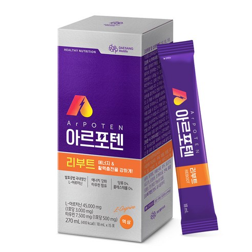 대상웰라이프 아르포텐 L 아르기닌, 270ml, 2개