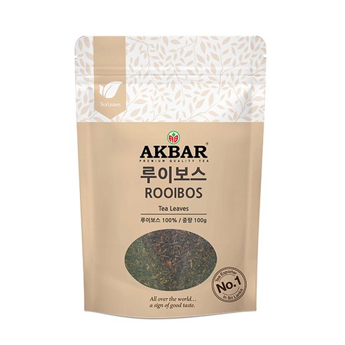 아크바 루이보스 허브티 잎차, 100g, 1개입, 1개