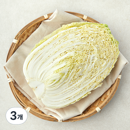 국내산 배추 1/2통, 800g, 1개입, 3개