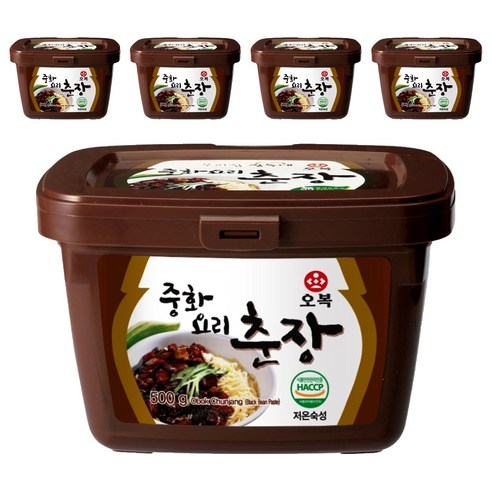 오복식품 중화요리 춘장, 5개, 500g