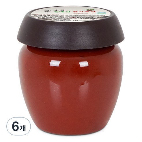 더해담 순창 청매실 찰고추장, 500g, 6개