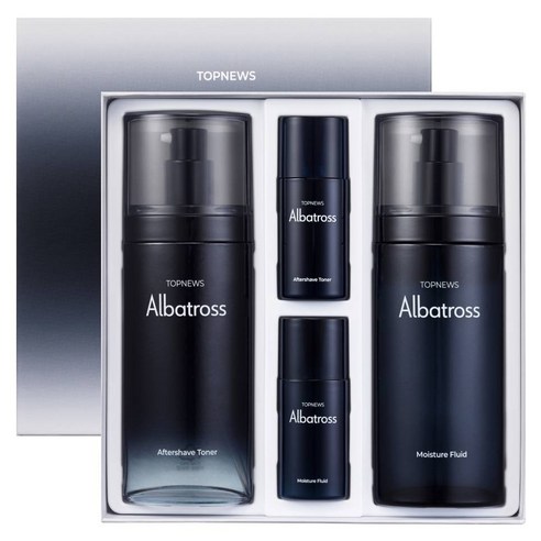 참존 탑뉴스 알바트로스 2종세트 토너 130ml + 25ml + 플루이드 130ml + 25ml, 1개