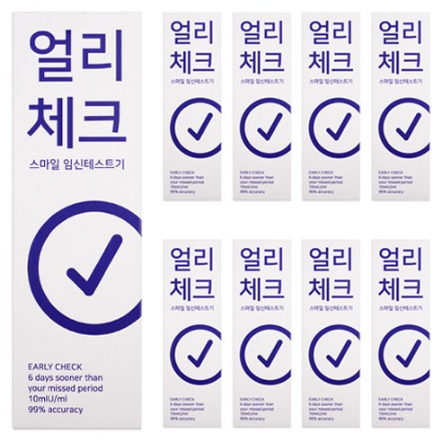 스마일랩 얼리체크 임신테스트기, 1개입, 9개