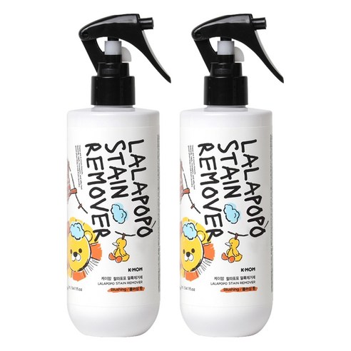 케이맘 랄라포포 유아용 얼룩제거제, 280ml, 2개