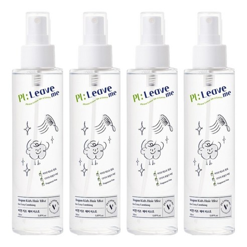 플리브미 비건 키즈 헤어미스트, 150ml, 4개