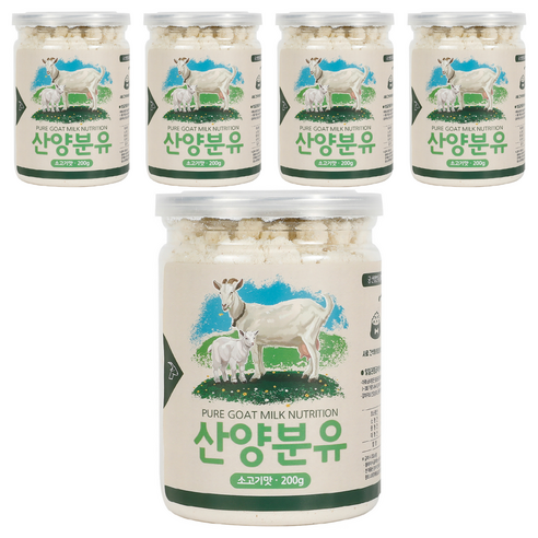 궁 강아지 산양분유, 소고기, 200g, 5개