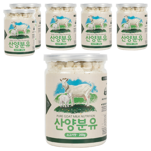 궁 강아지 산양분유, 소고기, 200g, 6개