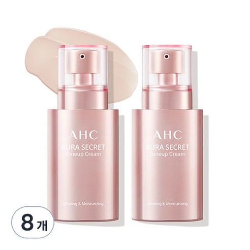 AHC 아우라 시크릿 톤 업 크림 SPF30 PA++, 50g, 8개