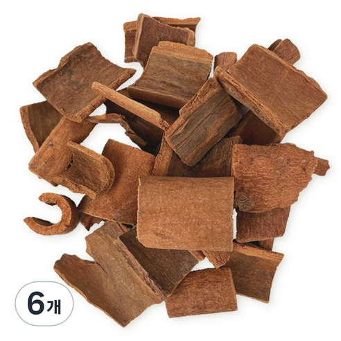 절단 육계 계피, 500g, 6개