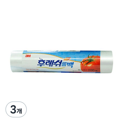 쓰리엠 후레쉬 롤백 대 30cm x 40cm, 대(L), 200개입, 3개