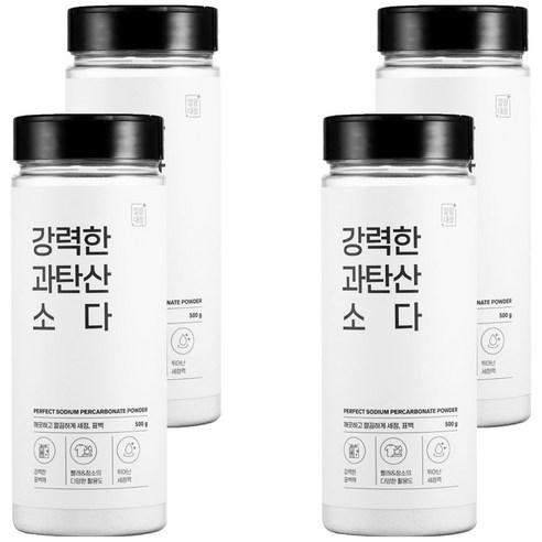 깔끔대장 강력한 과탄산소다, 500g, 4개