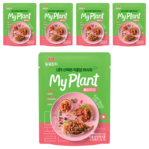 마이 플랜트 불닭마요, 100g, 5개