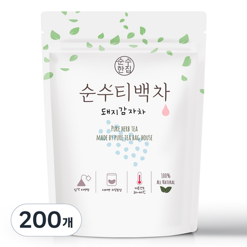 순수한집 돼지감자차 삼각티백, 1g, 200개, 50개