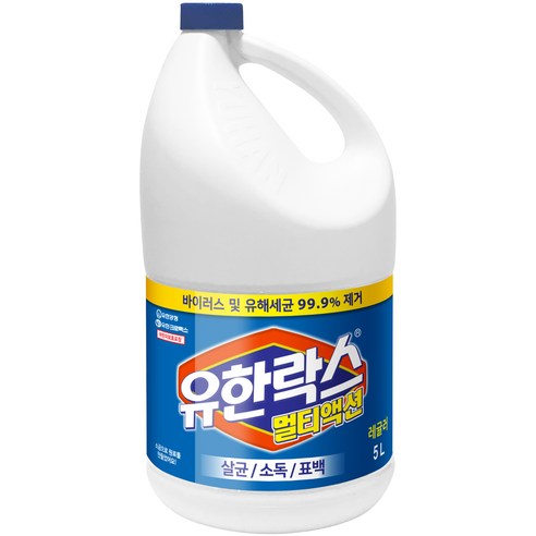 유한양행 락스 멀티액션 레귤러, 5L, 6개
