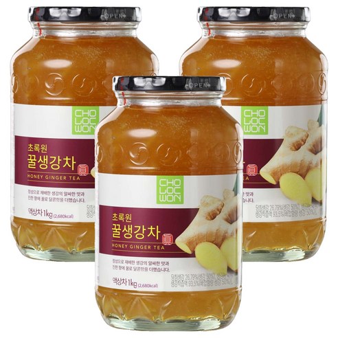 초록원 꿀생강차 1KG, 1개입, 3개