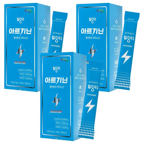 힐링티 아르기닌, 100g, 3개