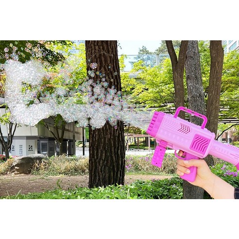 케이커머스 로켓 버블건, 핑크, 1개