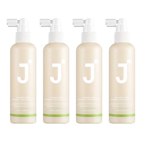 제이숲 카밍 세라 가려운 두피 헤어토닉, 200ml, 4개