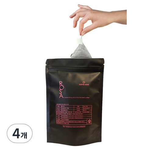 커피보니 로사 원두커피 드립백, 10개입, 4개, 10g