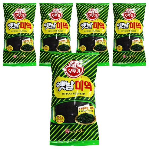 오뚜기 옛날 미역, 100g, 5개