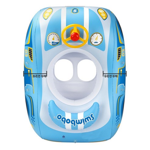 안전하고 즐거운 아기 첫 물놀이, 부추카 자동차 보행기 튜브로 시작하세요!