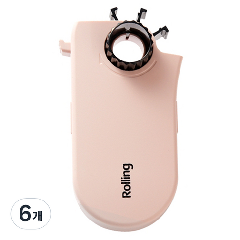 골드브랜치 롤링 테이프커터 디스팬서 120 x 60 x 20 mm, 핑크, 6개