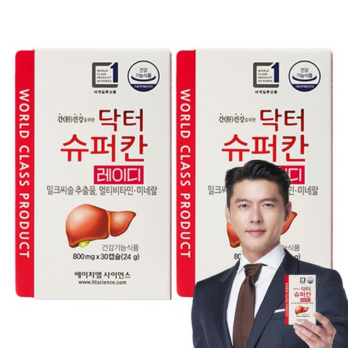 에이치엘사이언스 닥터슈퍼칸 레이디, 30정, 2개