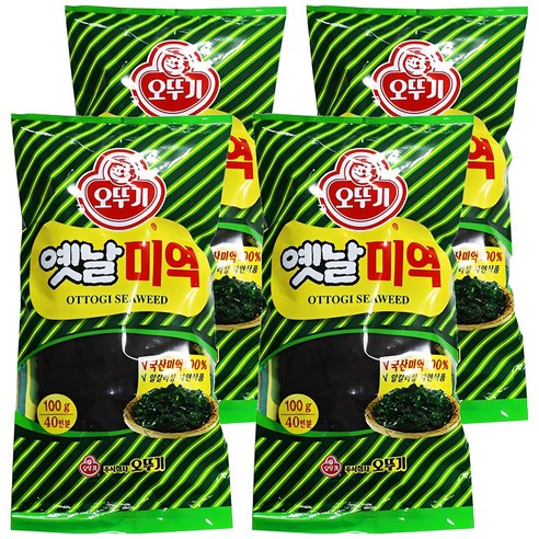 오뚜기 옛날 미역, 100g, 4개