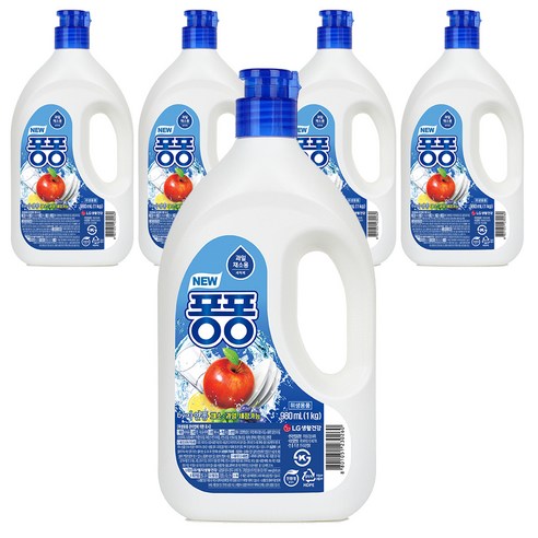 뉴퐁퐁 주방세제, 980ml, 5개