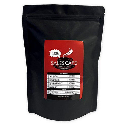 세일즈카페 고소한 대용량 업소용 원두커피 다크 SRBC220FC0500A01, 분쇄안함(W), 500g, 1개
