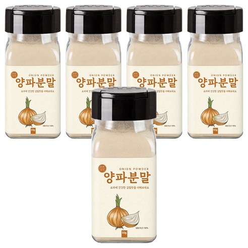 바른미각 양파분말, 5개, 60g