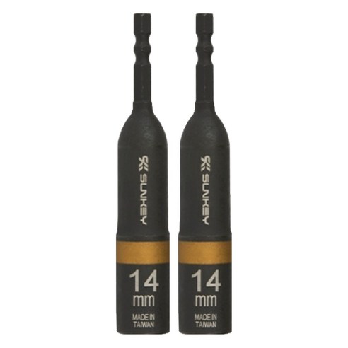 썬키 롱비트소켓 14mm SKB-14G, 2개