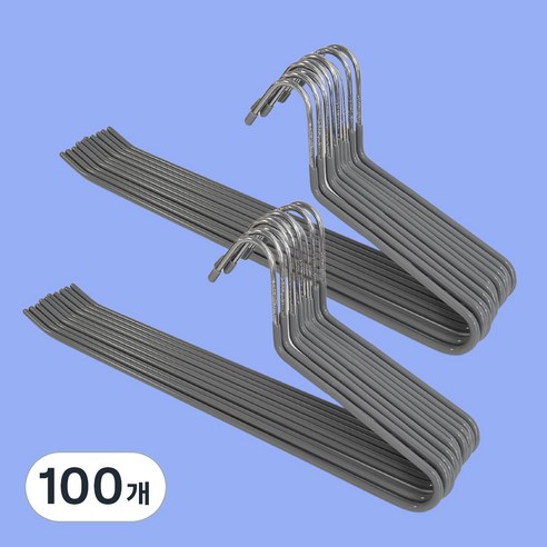 해이룸 논슬립 바지걸이, 100개, 그레이