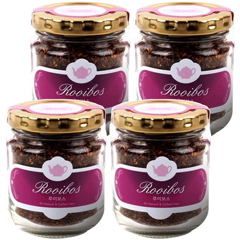 아름드레 유리병 루이보스, 40g, 1개입, 4개
