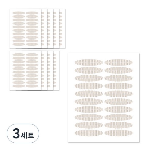 더분 대용량 마이스킨 쌍꺼풀테이프 400개, 테이프(R타입), 3세트